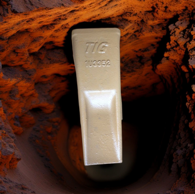 دلو ماركة TIG أسنان  320 دلو أسنان 1U3352 أسنان وأسنان 1U3352RC لأسرة 320 J350 مع فولاذ كربوني